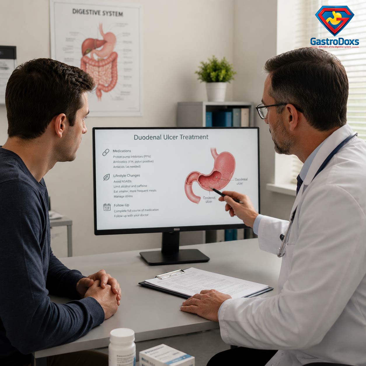 Duodenal Ulcer appointment at GastroDoxs