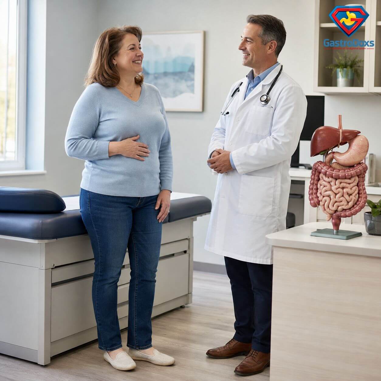 Intestinal Bypass and Anastomosis Status appointment at GastroDoxs