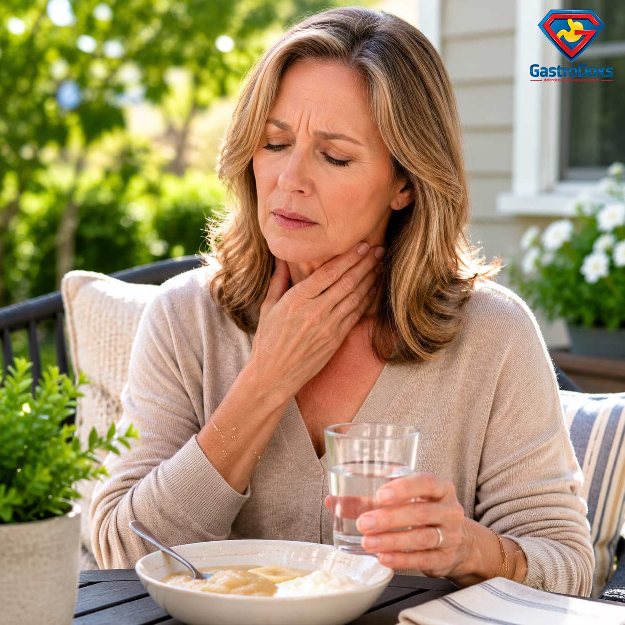Patient learning about dysphagia and the swallowing process