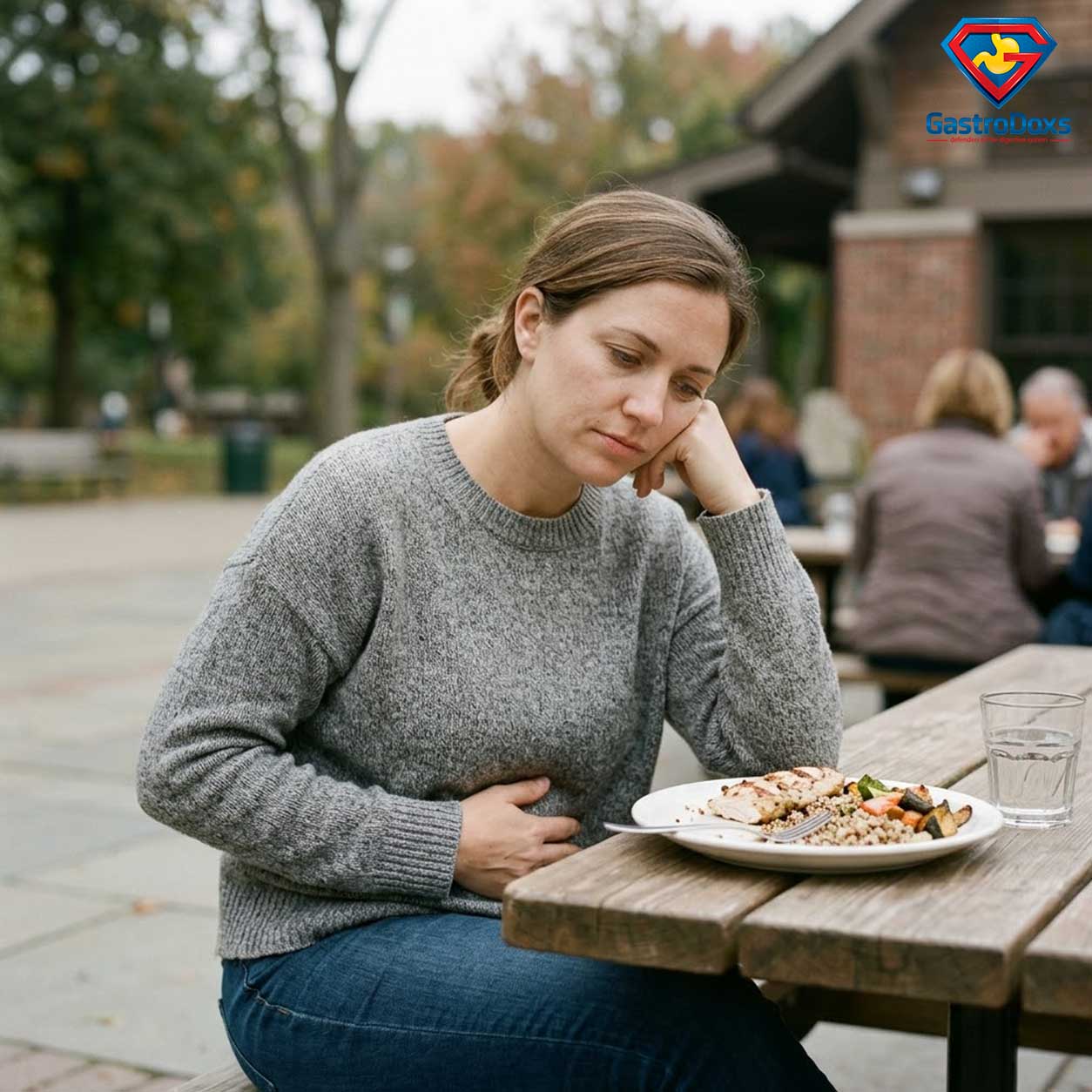 Early Satiety symptom education and digestive health guidance