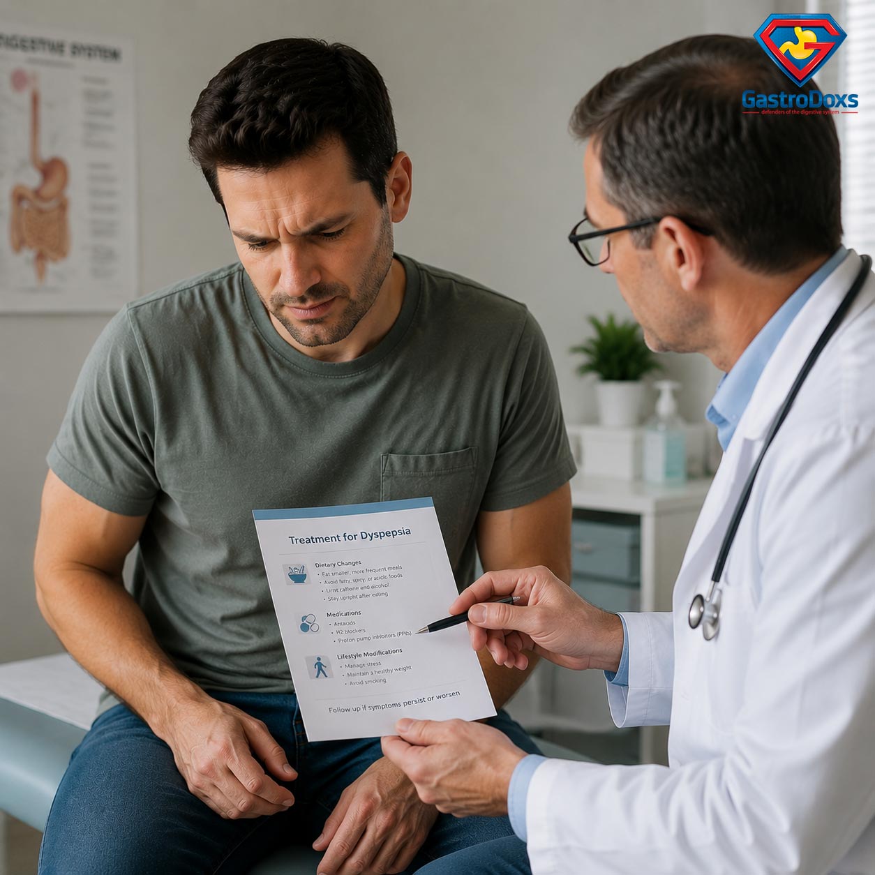 Dyspepsia treatment consultation