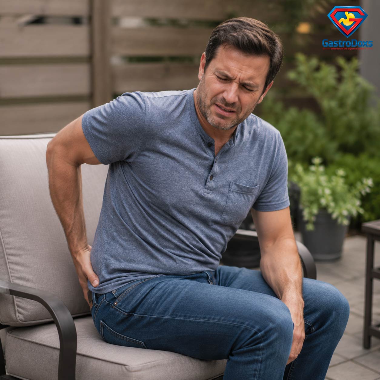 Hemorrhoids Pain symptoms and digestive health guidance