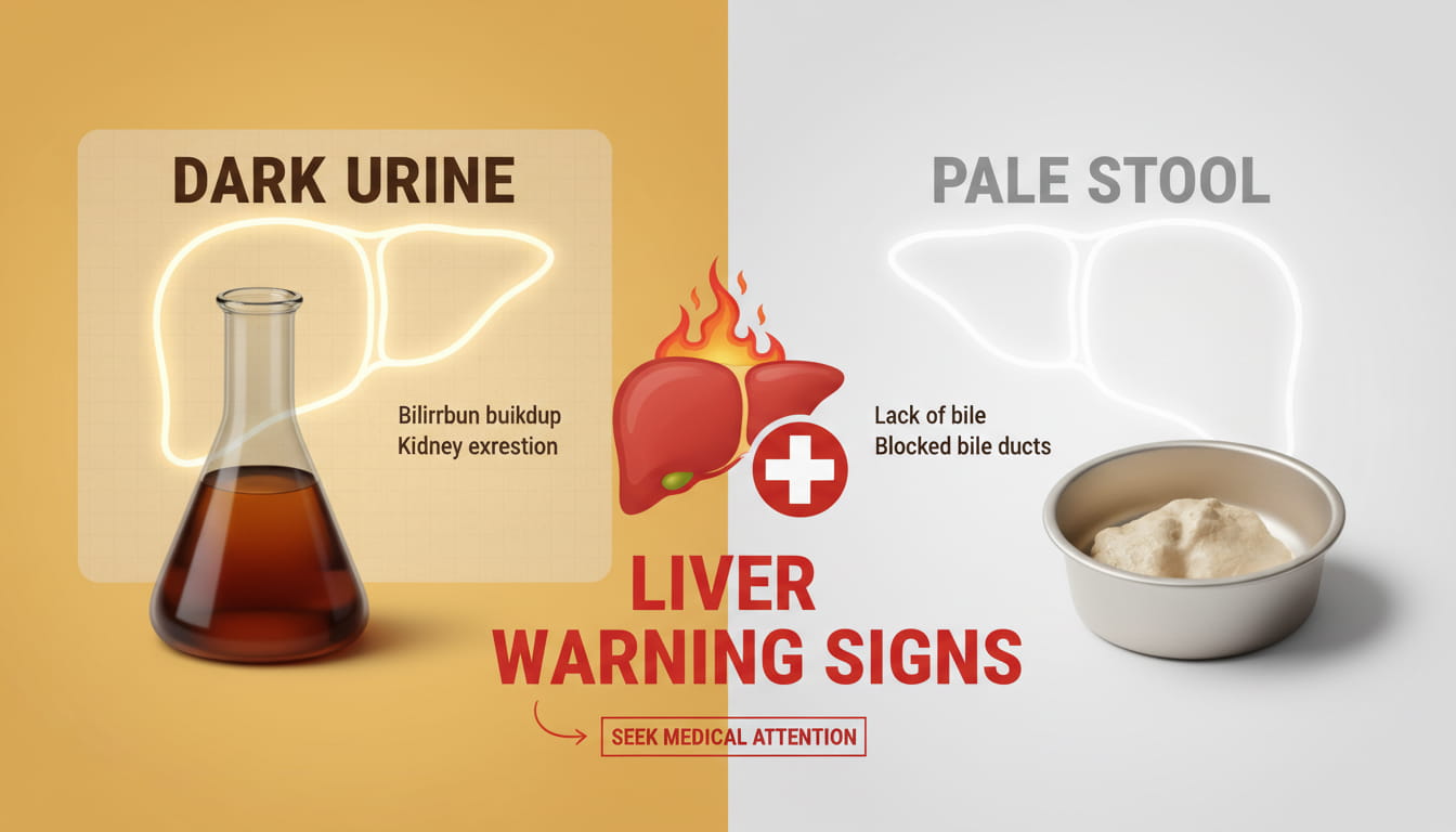 Dark Urine and Pale Stool: Liver Warning Signs