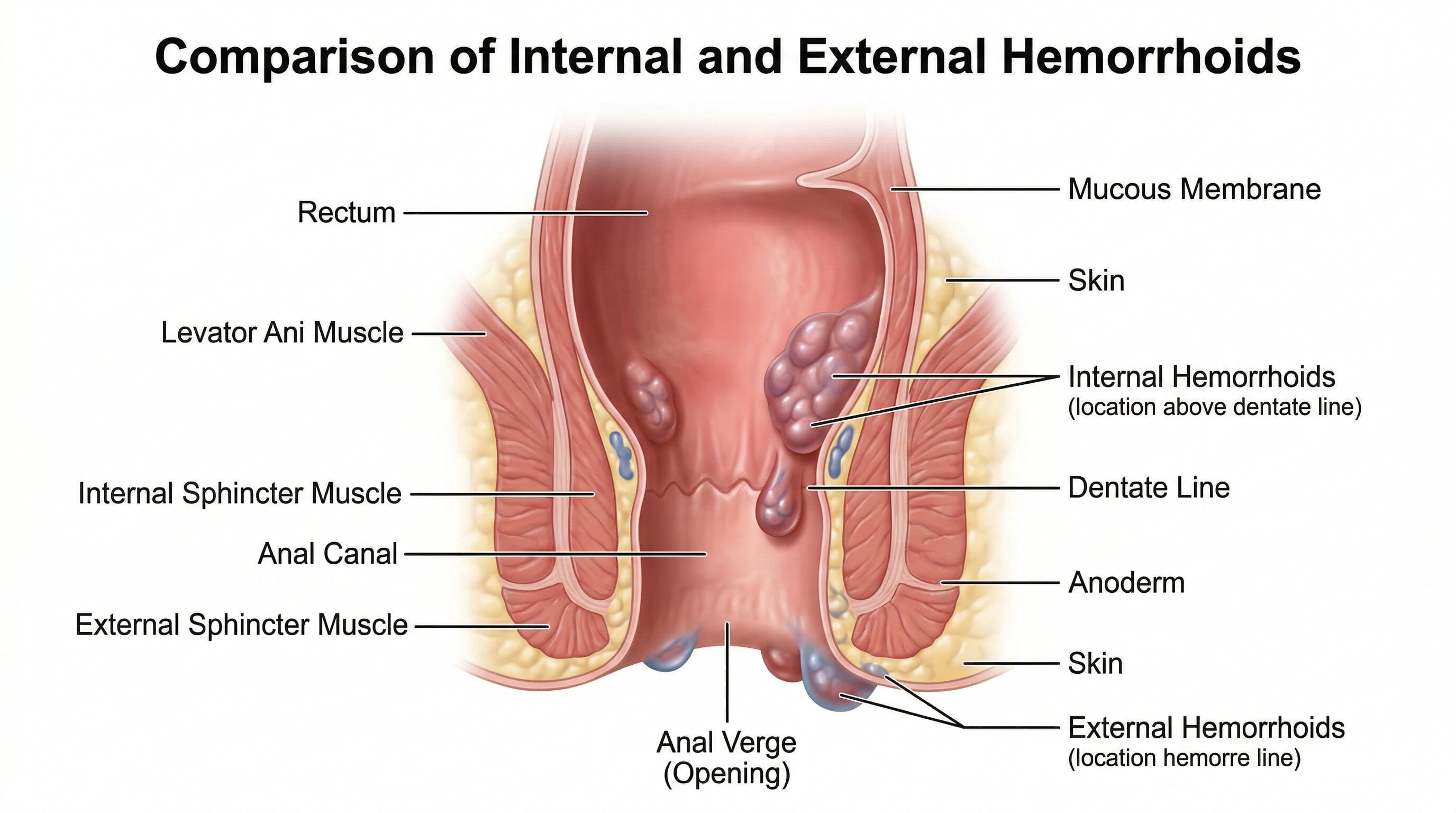 Hemorrhoids: Symptoms, Bleeding, Treatment, and When It Is Not Just Hemorrhoids