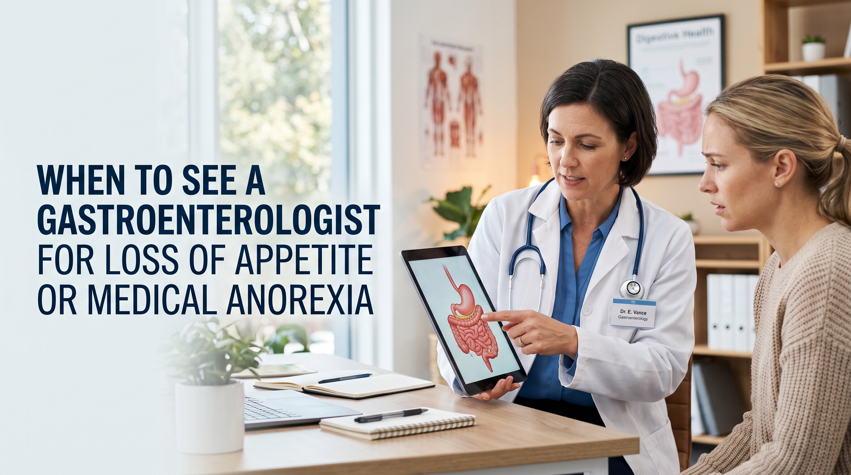 When to See a Gastroenterologist for Loss of Appetite or Medical Anorexia